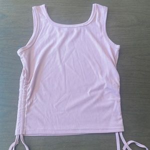adjustable cropped tank top
